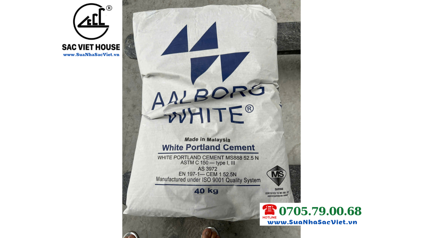XI MĂNG TRẮNG AALBORG liên hệ 0705 79 00 68